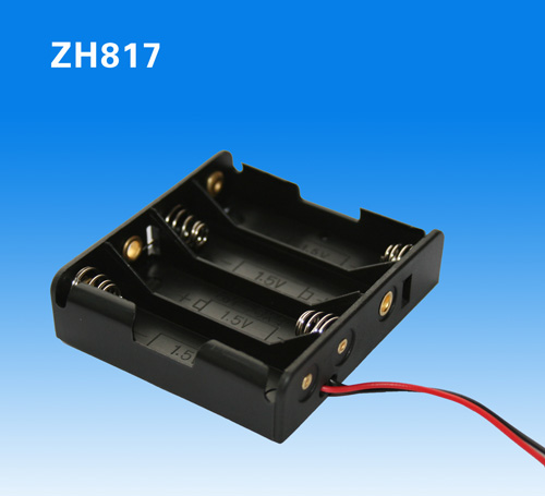 (ZH817)5号4节并排装电池盒