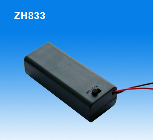 (ZH833)5号1节带盖带开关电池盒